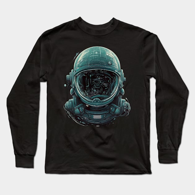 Astronaut Spacesuit Adventure - Cosmic Exploration Design Long Sleeve T-Shirt by PlutoOrigins